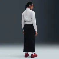 Nike Tech жіноча Fleece Crew колір сірий