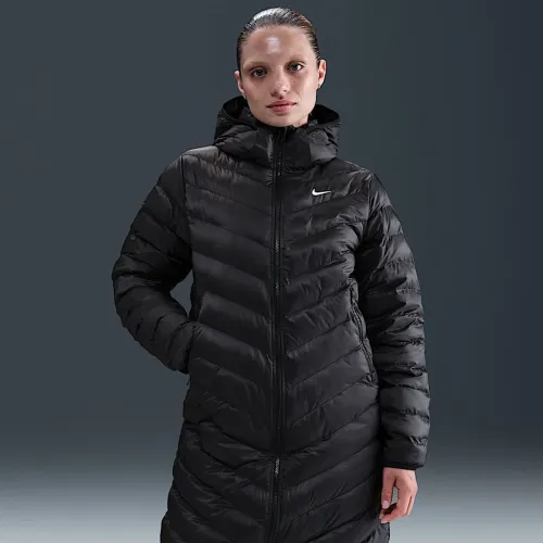 Nike Sportswear Windpuffer женская Therma-FIT Hooded Parka цвет черный