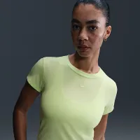 Nike Sportswear Chill Knit женская футболка цвет зеленый