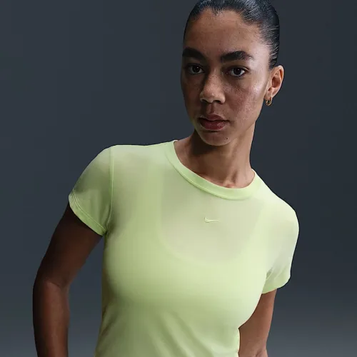 Nike Sportswear Chill Knit женская футболка цвет зеленый