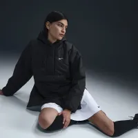 Nike Sportswear Essential жіноча Quilted Anorak Куртка колір чорний