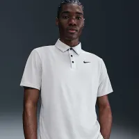 Nike Tour чоловічі Dri-FIT Textuколір червоний для гольфу Polo колір білий