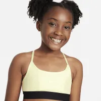 Nike Indy Big дитячі (Girls') Sports Bra колір зелений