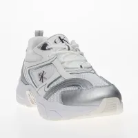 Кросівки Calvin Klein Retro Tennis Low Lace MH ML MR YW0YW01381-01V - біло-сірі