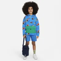 Nike Sportswear Little дитячі Printed Толстовка з капюшоном блакитний