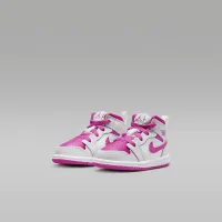 Nike Jordan 1 Mid Baby/Toddler Кросівки колір сірий