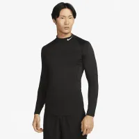 Nike Pro чоловічі Dri-FIT Fitness Mock-Neck Long-Sleeve Top колір чорний