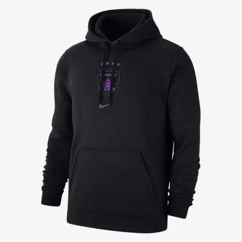 Al Ain FC Club чоловічі Nike Soccer Fleece Pullover Толстовка з капюшоном колір чорний