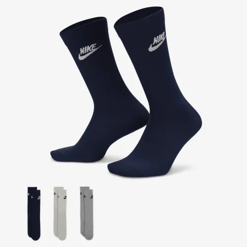 Nike Sportswear Everyday Essential Crew носки (3 пары) многоцветный