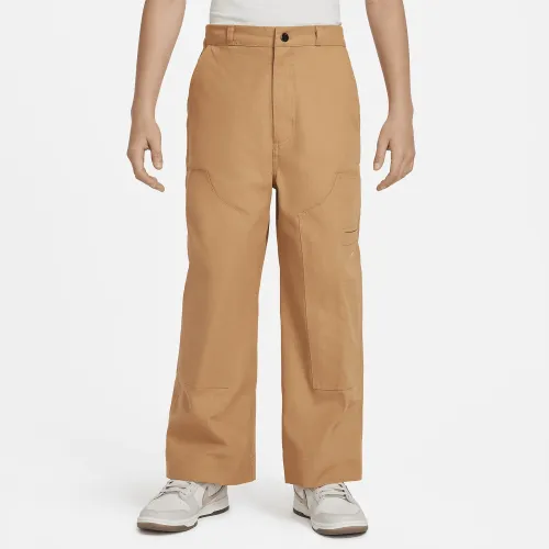 Nike Sportswear Metro Ground Big детские Carpenter Pants цвет коричневый