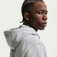 Nike мужские Wrestling Pullover Толстовка с капюшоном цвет серый