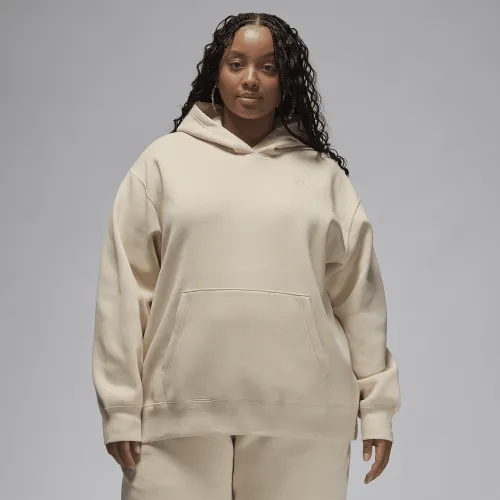 Nike Jordan Brooklyn Fleece жіноча Pullover Толстовка з капюшоном (великі розміри) колір коричневий