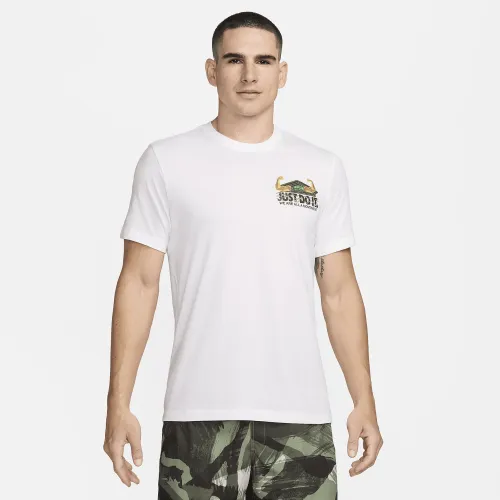 Nike чоловічі Dri-FIT Fitness футболка колір білий