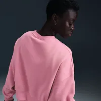 Nike Sportswear Phoenix Fleece женская Over-оверсайз Crew-Neck свитшот Pink