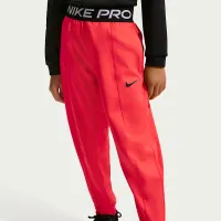 Nike Pro Big детские (для мальчиков) Dri-FIT Fleece Pants цвет красный
