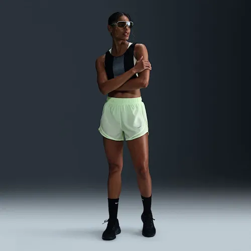 Nike Tempo женская Dri-FIT Mid-Rise Brief-Lined Running шорты Yellow