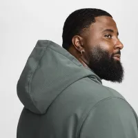 Nike Swoosh чоловічі Dri-FIT French Terry Pullover Fitness Толстовка з капюшоном колір зелений