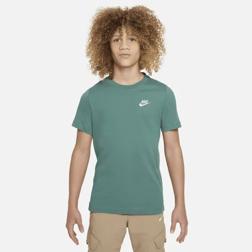 Nike Sportswear Big детские футболка цвет зеленый