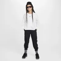 Nike Sportswear Essential Big дитячі (Girls') Long-Sleeve футболка колір білий