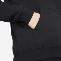Nike Sportswear Club Fleece женская Pullover Толстовка с капюшоном цвет черный