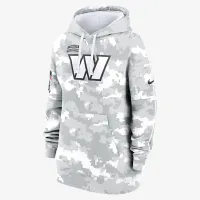 Washington Commanders Salute to Service Primary Edge Club жіноча Nike NFL Pullover Толстовка з капюшоном колір білий