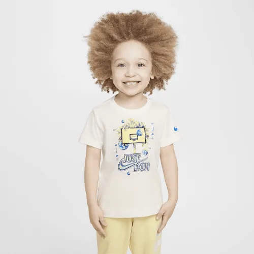 Nike Toddler Palm Tree Hoop JDI футболка цвет белый