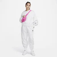 Nike Sportswear жіноча Over-оверсайз Crew-Neck Fleece світшот колір коричневий