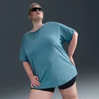 Nike Sportswear Essential женская футболка (большие размеры) синий