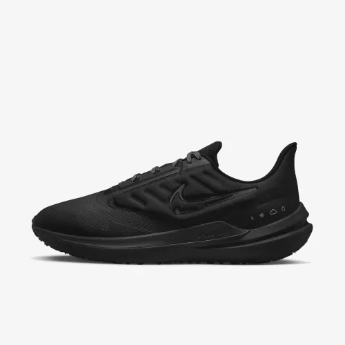 Nike Winflo 9 Shield мужские Weatherized Road Running Кроссовки цвет черный