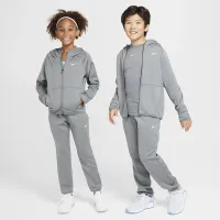 Nike Big детские Therma-FIT Winterized тренировочные Толстовка с капюшоном цвет серый