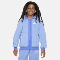 Nike Sportswear Club Fleece Big детские Full-Zip Winterized Толстовка с капюшоном синий