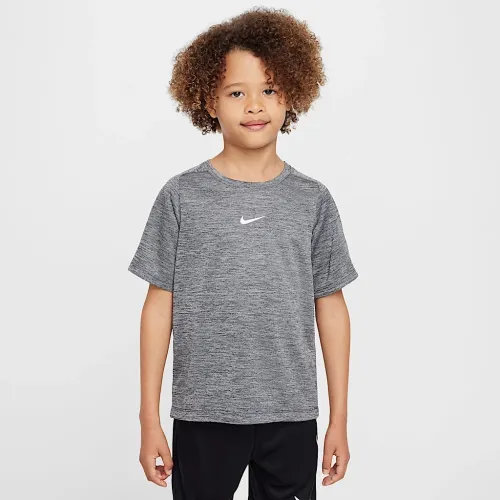Nike Dri-FIT Little детские Multi Short Sleeve Top цвет черный