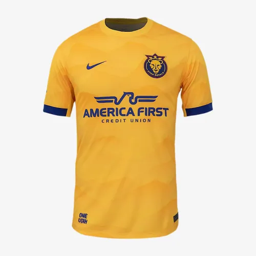 Utah Royals FC 2025 Stadium Home чоловічі Nike Dri-FIT NWSL Replica Jersey Yellow