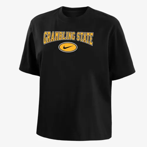 Grambling State женская Nike College Boxy футболка цвет черный