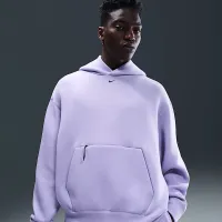 Nike Tech чоловічі Fleece Толстовка з капюшоном колір фіолетовий
