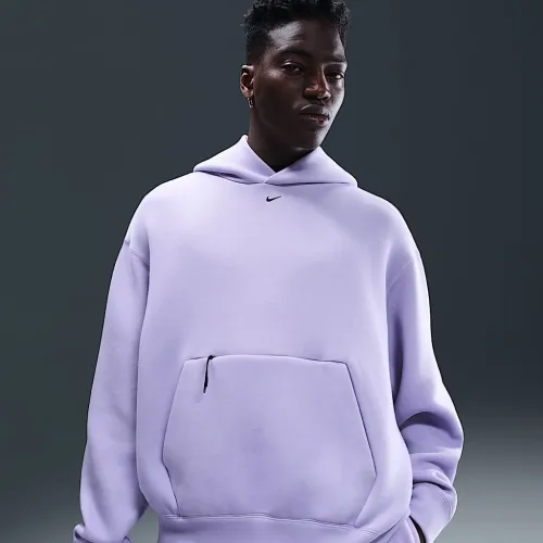 Nike Tech чоловічі Fleece Толстовка з капюшоном колір фіолетовий