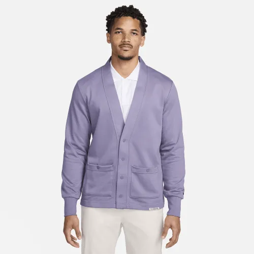 Nike Dri-FIT Standard Issue чоловічі для гольфу Cardigan колір фіолетовий