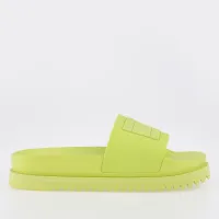Шлёпанцы Tommy Jeans Elevated Flatform EN0EN02110-MSA - Зеленые
