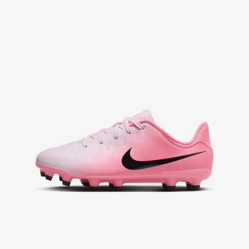 Nike Jr. Tiempo Legend 10 Academy Little/Big детские MG Low-Top футбольные бутсы Pink