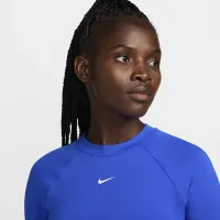 Nike Pro жіноча Dri-FIT Long-Sleeve Top блакитний