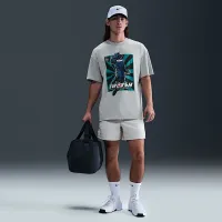 Nike мужские Max90 Fitness футболка цвет серый