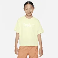 Nike Dri-FIT Big дитячі (Girls') футболка колір зелений