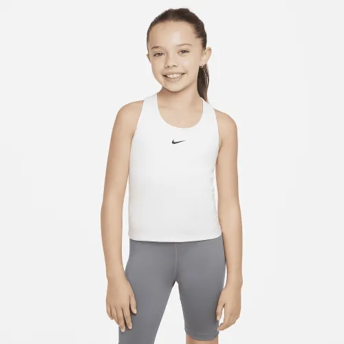 Nike Swoosh Big детские (Girls') Tank Sports Bra цвет белый