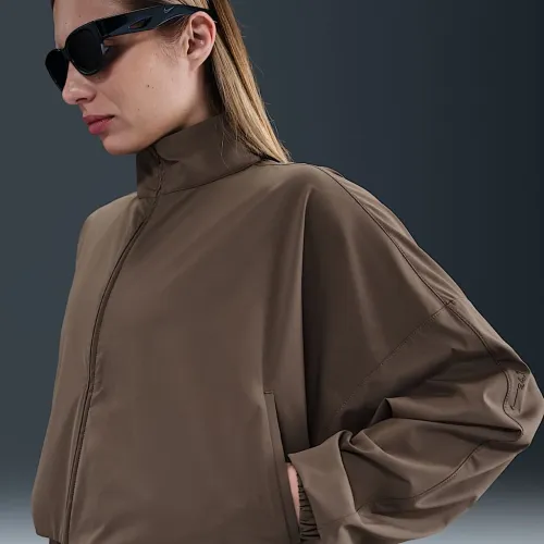 Nike 24.7 PerfectStretch женская Dri-FIT оверсайз Full-Zip Куртка цвет коричневый