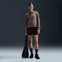Nike Dri-FIT One жіноча Full-Zip French Terry Толстовка з капюшоном колір коричневий
