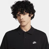 Nike Club чоловічі Short-Sleeve Polo колір чорний