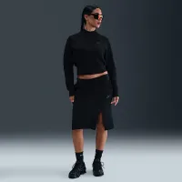 Nike Tech женская Fleece Crew цвет черный