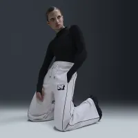 Nike Sportswear Phoenix Fleece женская Wide-Leg Pants цвет коричневый