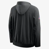 Detroit Lions Alt Option Route Anorak чоловічі Nike NFL 1/2-Zip Hooded Куртка колір чорний