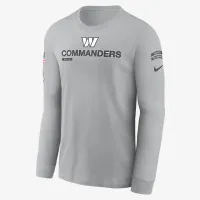 Washington Commanders Salute to Service Mascot Edge Legend мужские Nike NFL Long-Sleeve футболка цвет серый